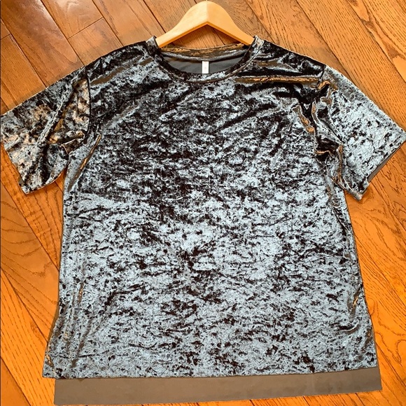 Xhilaration Tops - Xhilaration Crushed Velvet Shirt